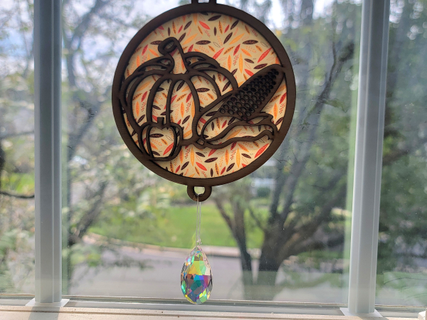 Pumpkin Fall Suncatcher