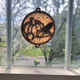 Pumpkin Fall Suncatcher