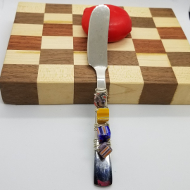 colorful cheese knife