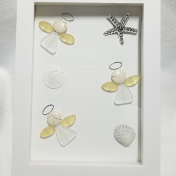 Angels among us seaglass art